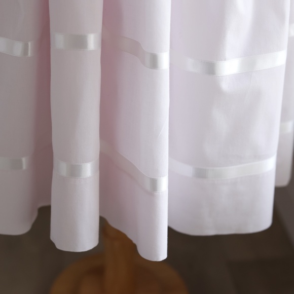 Strasburg Dress Heirloom Pink Smocked White Ribbon Size 7 Special Occasion - Picture 4 of 5